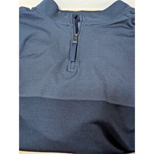 Nike Golf Pullover Mens XL Navy Long Sleeve 1/4 Zip Dri Fit Athletic Layer